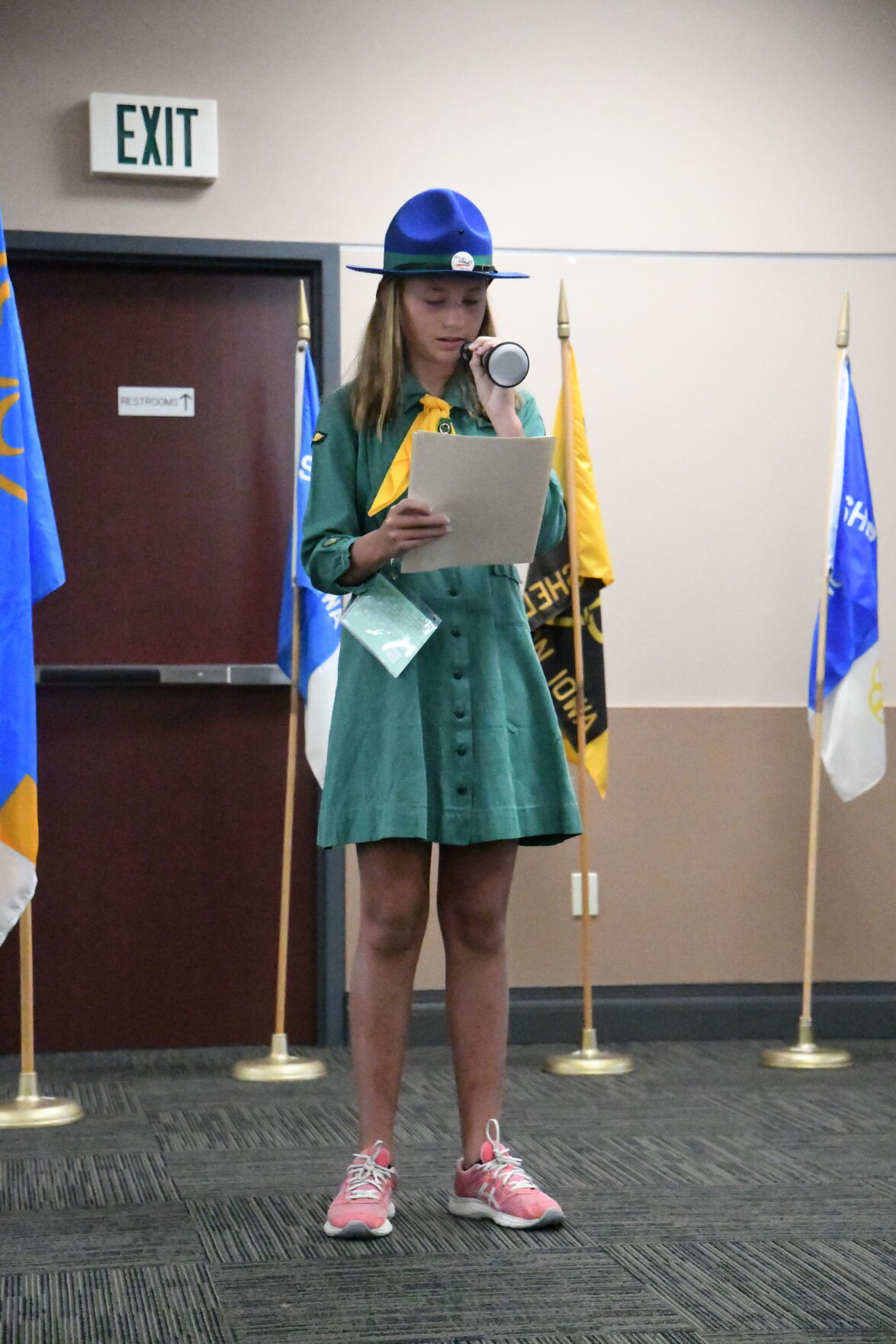 Theresa Nilles, Sheldon Girl Scouts